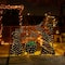 Glitzhome® Set of 3 Lighted Halloween 2.5D Witches with Cauldron Outdoor Decor